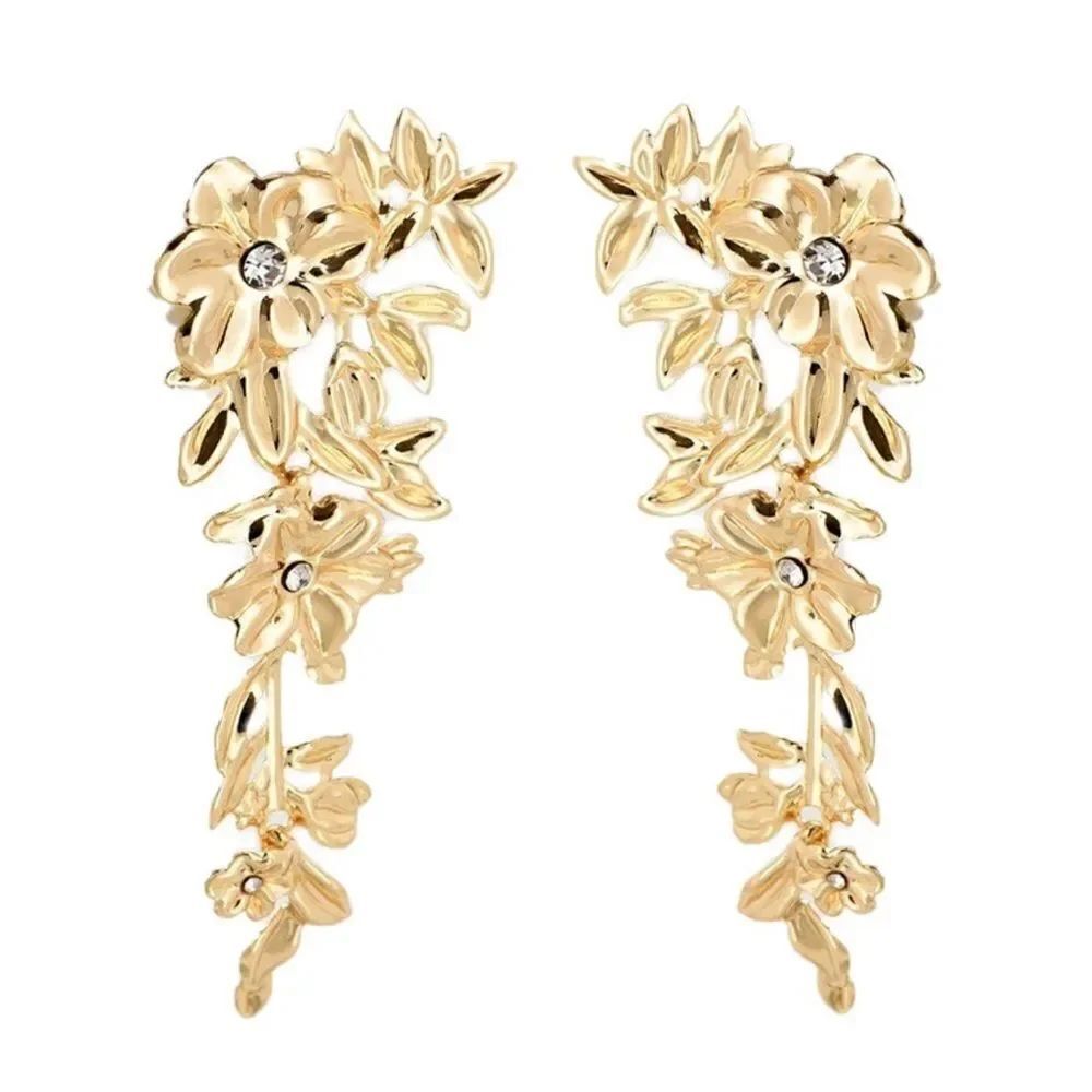 Flower drop earrings N184